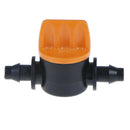 10Pcs Mini Valve With 4/7Mm Hose Irrigation Barbed Water Flow Control Valve Ew