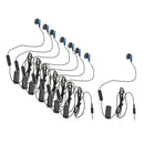 8pcs/pack Single Earphone 4ft Length Single Headset Earpiece for Sony PS4