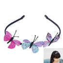 1pc girl hair band butterfly children BB hair colorful fairy princess hairbanME