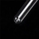 10pcs 16x100mm Clear Plastic Test Tubes with Caps Lab Round Bottle TubesB Ew