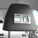 Stainless Steel Cosmetic Mirror Car Sun Visor Makeup Mirror (150x80mm)