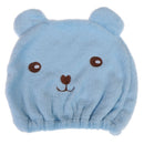 Random Microfiber Hair Turban Quickly Dry Hair Hat Wrapped Towel Bathing Cap  JR