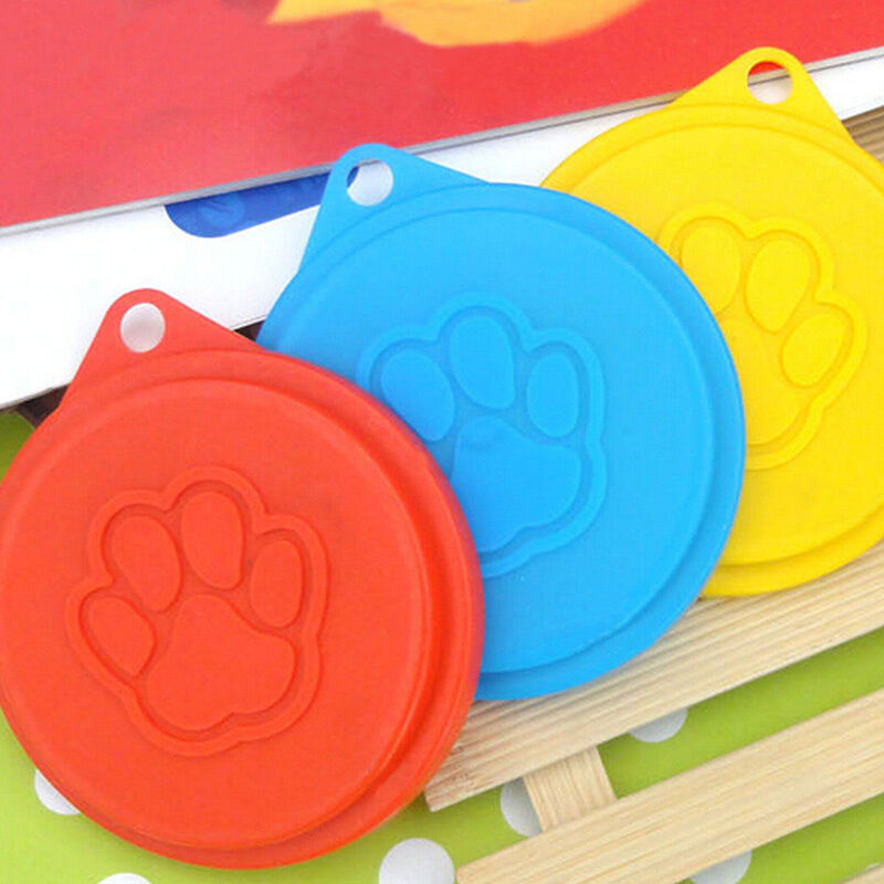 1 x Pet Food Can Cover Lid Cat Dog Tin Plastic Reusable Storage Cap NEW 88mm-NEW