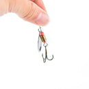1pc 5.5cm/3.1g fishing hard lure bait leurre peche   spoon fishing tackleLJ