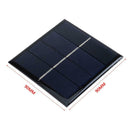 Portable 1W 2V Solar Power Battery Charger Panel for 2 1.2V AA Batteries