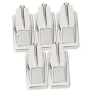 Set of 5pcs Snare Drum Claw Hook Bass Drum Lug for Drummers Drum Players, Square