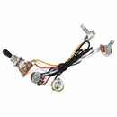Electric Guitar Wiring Harness Kit 3 Way Toggle Switch 2 Volume 1 Tone 500K Y1T8