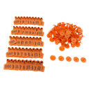 200 Sets Ear Tag With 1-100 Number For Cow Cattle Large Livestock Farm Animal