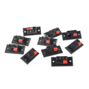 10Pcs Push In Type Right Angel Speaker Terminal Connector 2 Positions M5N9