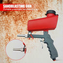 Portable Pneumatic Rust Blasting Handheld Sanding Gravity Sandblasting Gun