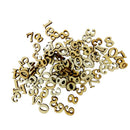 200 Mixed Shapes Number Letters Blank Wooden Embellishments for Scrapbooking