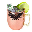 Stainless Steel Cocktail Wine Milk Coffee Cup Mug Bar Home Party 600ml Rose WZE