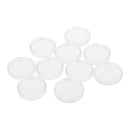 10Pcs 26mm plastic round applied clear cases coin storage capsules holder xzTOCA