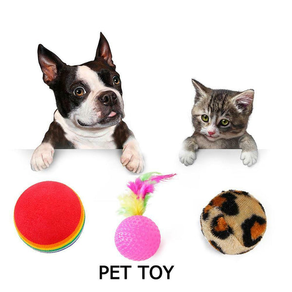 21pcs/set Funny Pet Cat Tunnel Cats Cave Kitten Stick False Mouse Ball Toys G #s