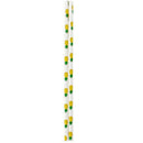 Pineapple Patterned Drinking Paper Straws,Disposable Biodegradable,7.75 Inc
