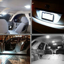 13Pcs Car White Light Interior LED Lights For Dome License Plate Lamp 12V Kit_SE