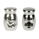 2 Pieces Keepsake Cremation Urns Mini Funeral Urns for Human Ashes Or Pet Dogs