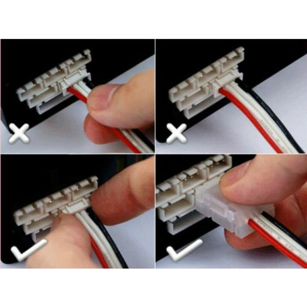 60Pcs AB Clip Buckle LiPo Battery Balance Plug Connector Protector for 2S 3S 4S