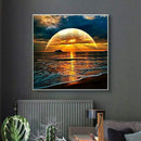 Full Round Diamond 5D DIY Diamond Painting "Sunset" Embroidery Cross Stitch