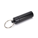 Waterproof Aluminum Medicine Pill Box Case Bottle Holder Container Keychain  3C