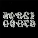 10Pcs Digital love Metal Cutting Dies For DIY Scrapbooking Album Paper Cards SP