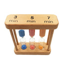 Sand Glass Clock Tea Timer 3 Minutes & 5 Minutes & 7 Minutes - Round Hourglass