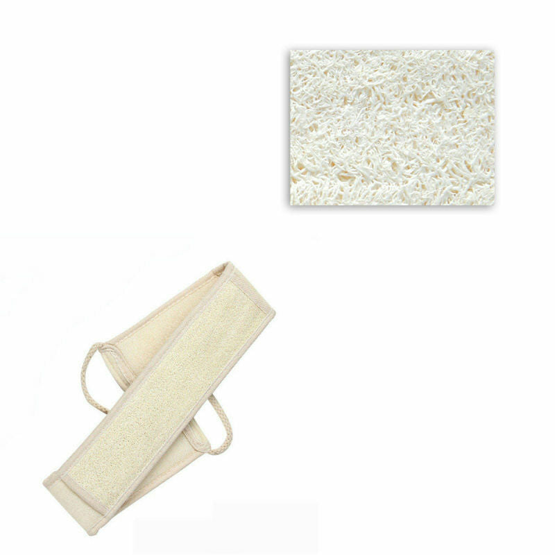 Natural Exfoliating Loofah Back Scrubber For Bath Body Long Shower Luffa Sponge