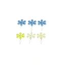 6pc Random Color Plastic+Metal Flower Head Wire Loop DIY Needle Threader Tool LJ