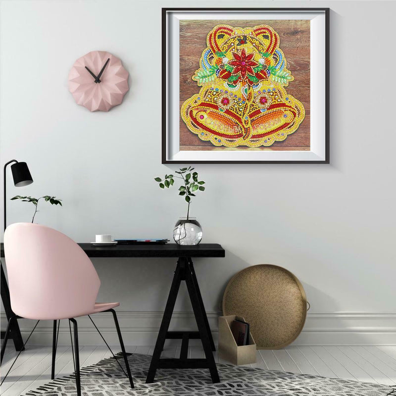 5D DIY Special Shaped Diamond Painting Christmas Bell Embroidery Kit Decor