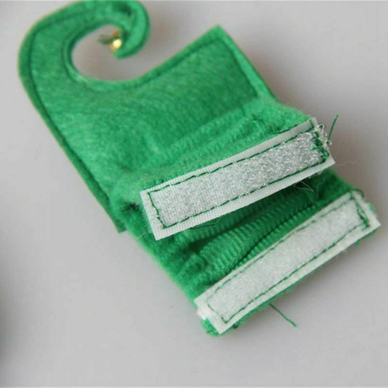 Christmas Pet Costume Neck Collar Leg Sleeve Cuffs Santa Hat For Dog Cat Pa