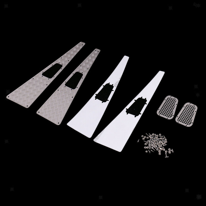 1/10 Metal Anti-skid Plate Intake Grille Front Hood Side Plate For RC -4