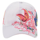 Female hat sports girls golf baseball cap white