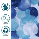 Shower Curtain Set Bathroom Fabric Curtain Bathroom Waterproof Bubble Showe