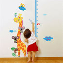 Kids Room Decorations Stickers Giraffe Height Stickers Cartoon FT