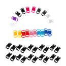 40pcs Mixed Buckle Contoured Side Quick Release for   Bracelet 10mm