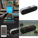 Portable Bluetooth Speaker Wireless Stereo Music Player FM Subwoofer Gray
