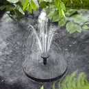 Solar Powered Floating Bird Bath Water Fountain Outdoor Pond Pool Garden Pa3 Bj