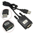 USB 2.0 to Serial (9-Pin) DB-9 RS-232 Converter Cable Supported Windows 10