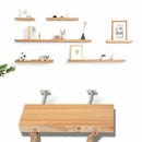 6Pcs 3-Inch Invisible Floating Shelf Brackets, Hidden Shelves Supports, Wal W5V3