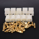 4pin automotive electrical wire connector male female cable terminal plug+ M3c