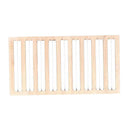 Bamboo Wooden Ring Display Plate Stud Earring Box Jewelry Display Tray White