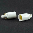 1x G24q 4 Pin 15mm To E27 E26 Screw LED Light Bulb F4Z7 Lamp Converter H Ad R8H2
