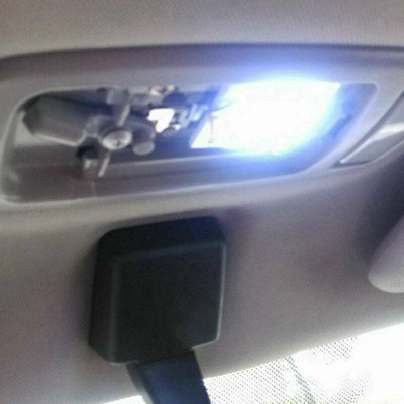 5 Packs White COB Led Panel Dome Light Interior Lamp 12V + T10 Festoon Adapters