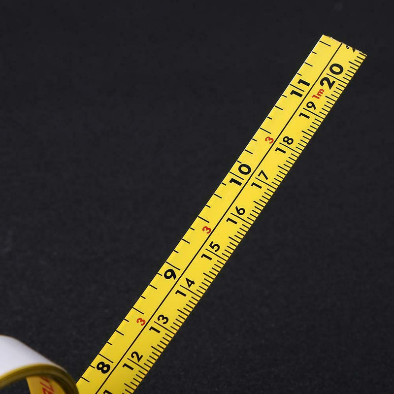 Stainless Steel Miter Track Tape Self Adhesive Metric Scale Ruler (Yellow) A