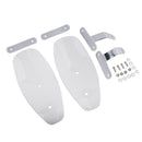 Motorcycle Handbar Hand Guard Wind Protector Air Deflector Shield Set