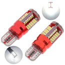2Pcs T10 57SMD Strobe Blink 3014 LED Canbus Error Free Parking Light Wedge T OZ