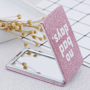 Makeup Compact Mirror Mini Travel Cosmetic Folding Portable Pocket Mirror DoubME