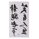 10pcs Chinese Words Temporary Tattoo Stickers Waterproof Body Art A