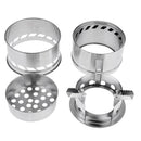 Stainless Steel Stove, Compact Structure Perfect for Survival, Camping, Hunting