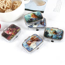 Portable Pocket Metal Pill Box Medicine Storage Container Holder Organizer C 3C